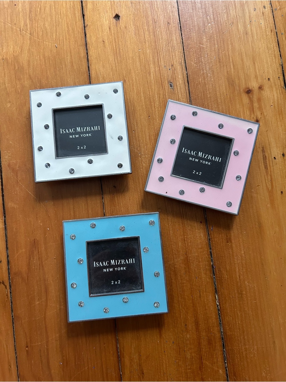 ISSAC MIZRAHI mini Photo Frame set of 3 2x2